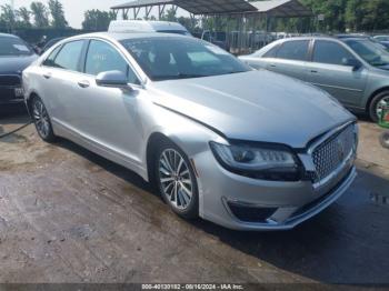  Salvage Lincoln MKZ Hybrid