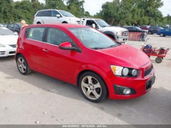  Salvage Chevrolet Sonic