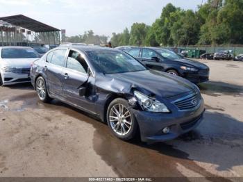  Salvage INFINITI G37