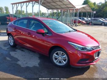  Salvage Chevrolet Cruze