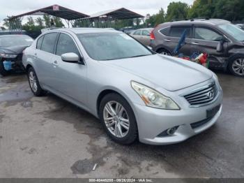  Salvage INFINITI G37x