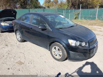  Salvage Chevrolet Sonic