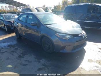  Salvage Toyota Corolla