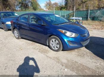  Salvage Hyundai ELANTRA