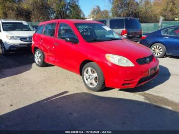  Salvage Toyota Matrix