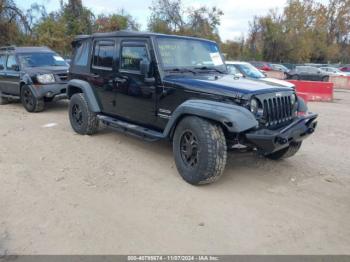  Salvage Jeep Wrangler