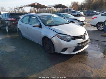  Salvage Toyota Corolla