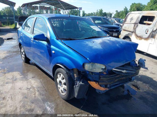  Salvage Chevrolet Aveo