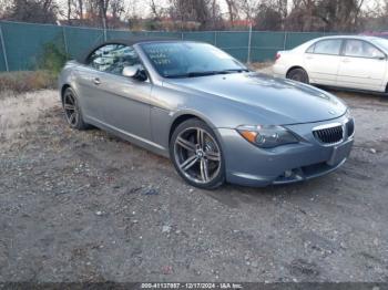  Salvage BMW 6 Series