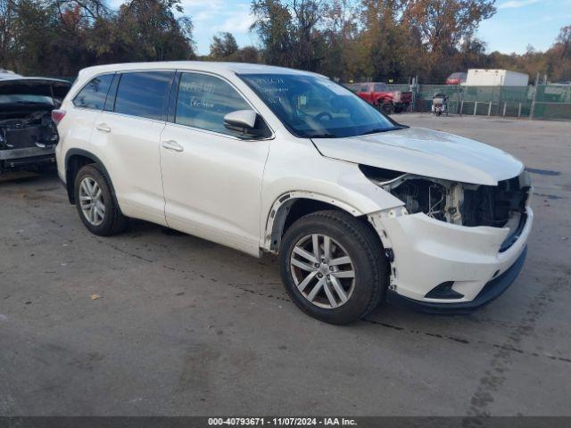  Salvage Toyota Highlander