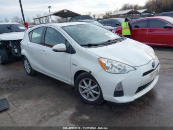  Salvage Toyota Prius c