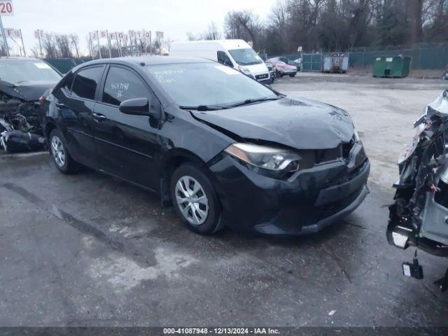  Salvage Toyota Corolla