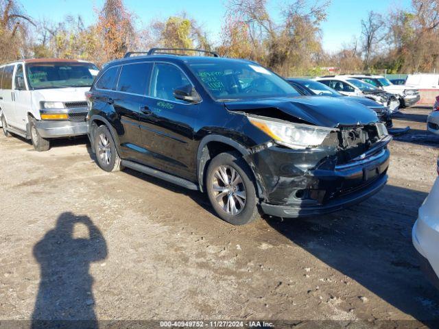  Salvage Toyota Highlander