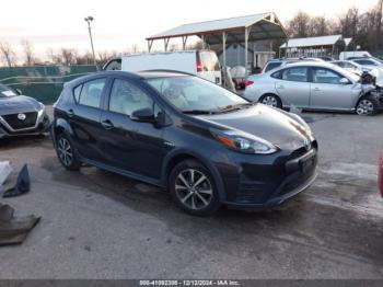  Salvage Toyota Prius c