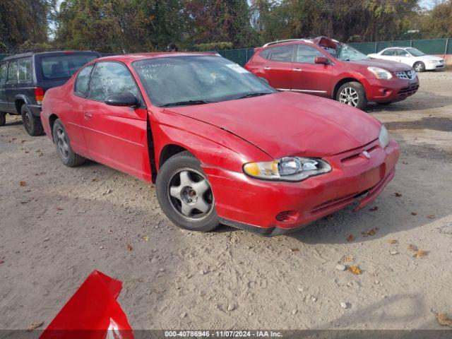  Salvage Chevrolet Monte Carlo