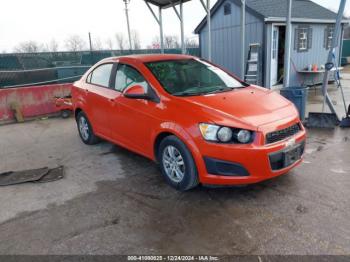  Salvage Chevrolet Sonic