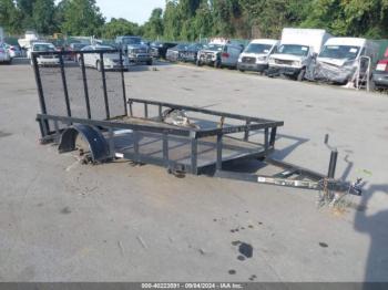  Salvage Cotc Ut Flatbed Trailer