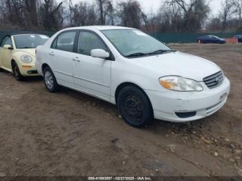  Salvage Toyota Corolla