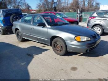  Salvage Pontiac Grand Am