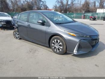  Salvage Toyota Prius Prime