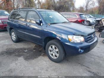  Salvage Toyota Highlander