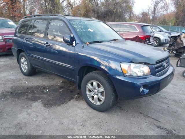  Salvage Toyota Highlander