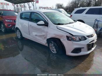  Salvage Chevrolet Sonic