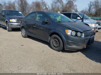  Salvage Chevrolet Sonic