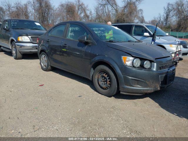  Salvage Chevrolet Sonic