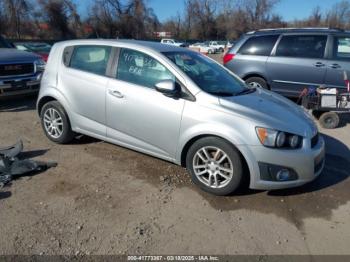  Salvage Chevrolet Sonic