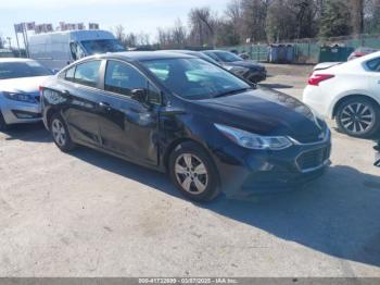  Salvage Chevrolet Cruze