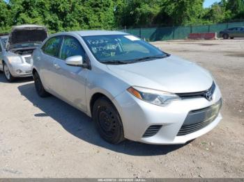  Salvage Toyota Corolla