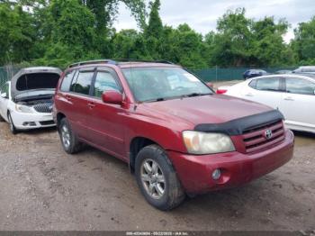  Salvage Toyota Highlander