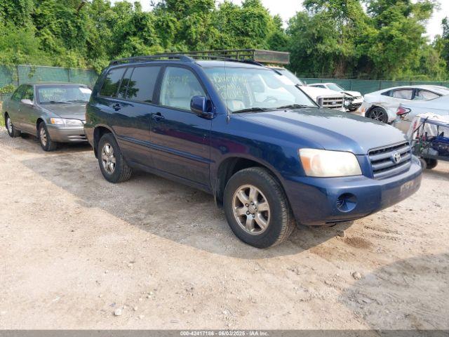  Salvage Toyota Highlander