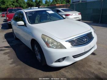  Salvage INFINITI G25x