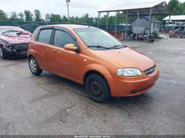  Salvage Chevrolet Aveo