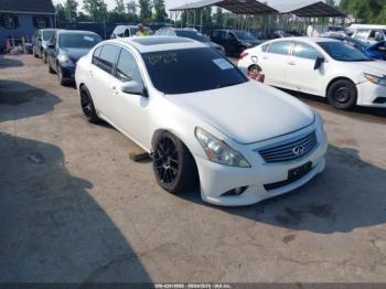  Salvage INFINITI G37x