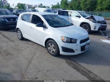  Salvage Chevrolet Sonic