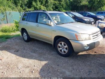  Salvage Toyota Highlander