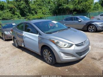  Salvage Hyundai ELANTRA