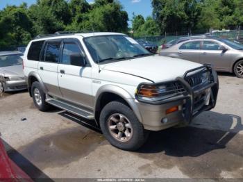  Salvage Mitsubishi Montero Sport