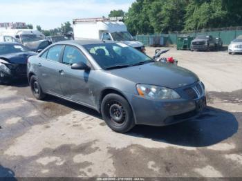  Salvage Pontiac G6
