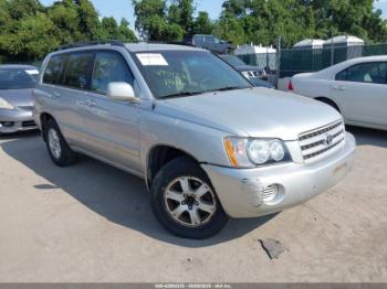  Salvage Toyota Highlander