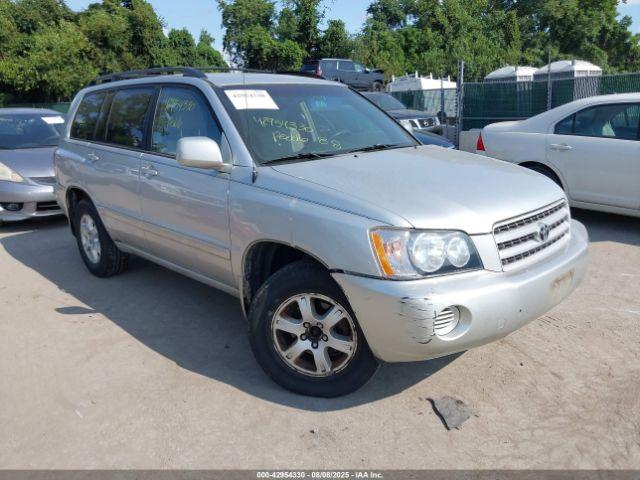 Salvage Toyota Highlander
