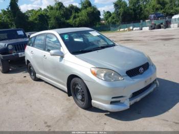  Salvage Toyota Matrix