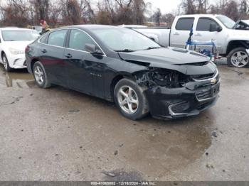  Salvage Chevrolet Malibu