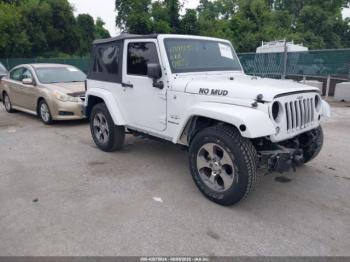  Salvage Jeep Wrangler
