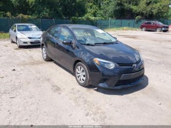  Salvage Toyota Corolla