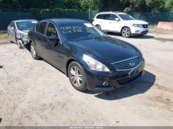  Salvage INFINITI G37x