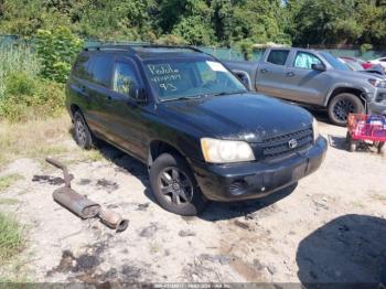  Salvage Toyota Highlander
